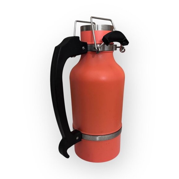 DrinkTanks Growler Travel Keg 64oz Steel Craft with Keg Cap in Coral: Rare Color - Picture 9 of 16